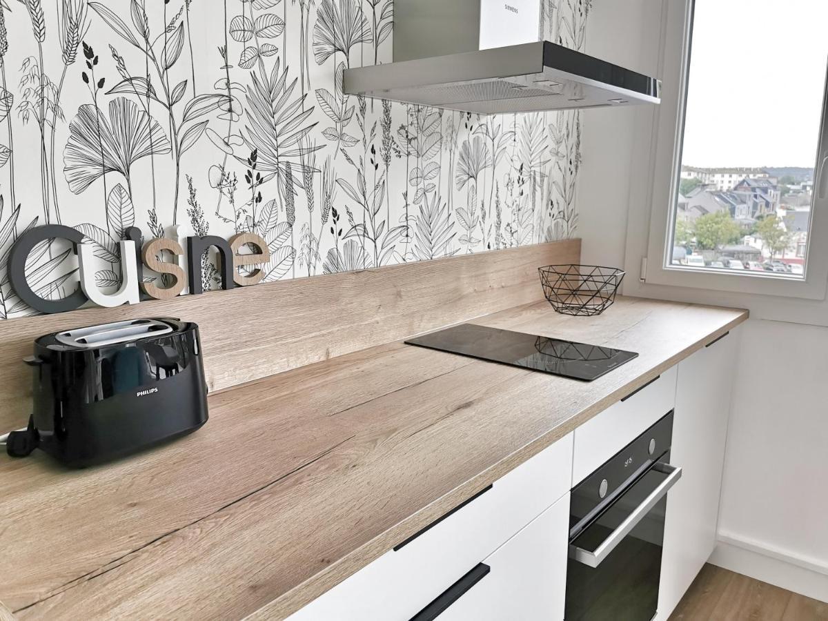 Appartement lumineux avec balcon et parking Cherbourg-en-Cotentin Extérieur photo
